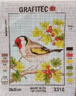 Kanwa z nadrukiem PTASZEK (3316)