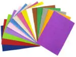 FILC KOLOROWY - ARKUSZ 20x30cm - grubość 1 mm - MIX KOLORÓW - 15 SZTUK