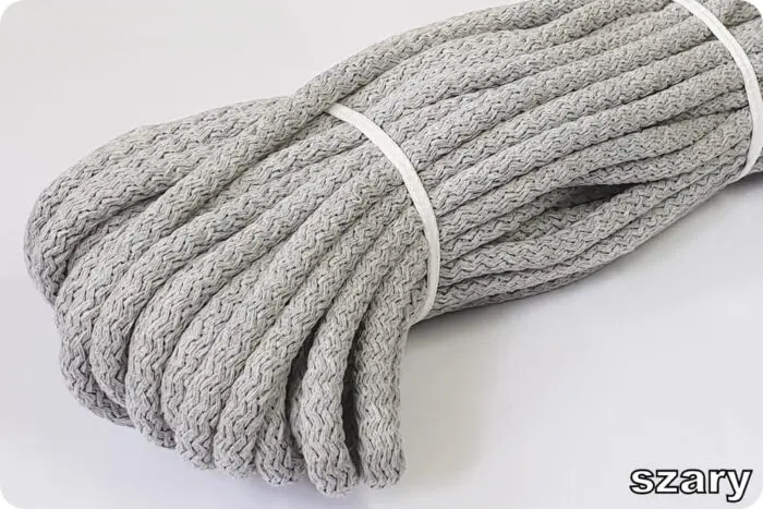 Sznurek pleciony BAWEŁNIANY 10mm na metry