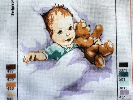 Kanwa z nadrukiem BOBAS Z MISIEM (6298)