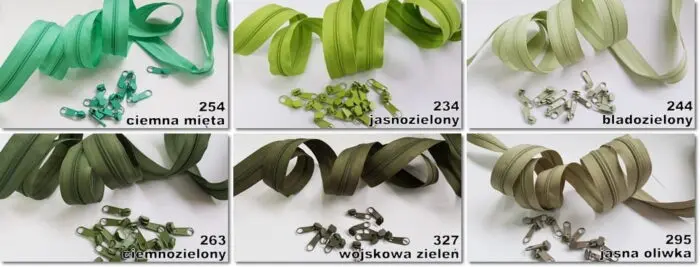 ZAMEK taśma suwakowa 3mm na metry