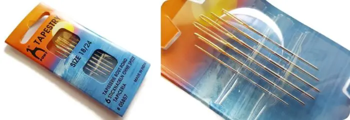 Igły do haftu BEZ CZUBKA PONY - różne rozmiary - obrazek 2