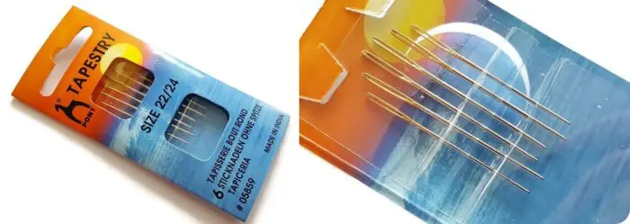 Igły do haftu BEZ CZUBKA PONY - różne rozmiary - obrazek 3