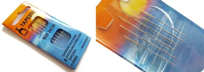 Igły do haftu BEZ CZUBKA PONY - różne rozmiary - obrazek 4