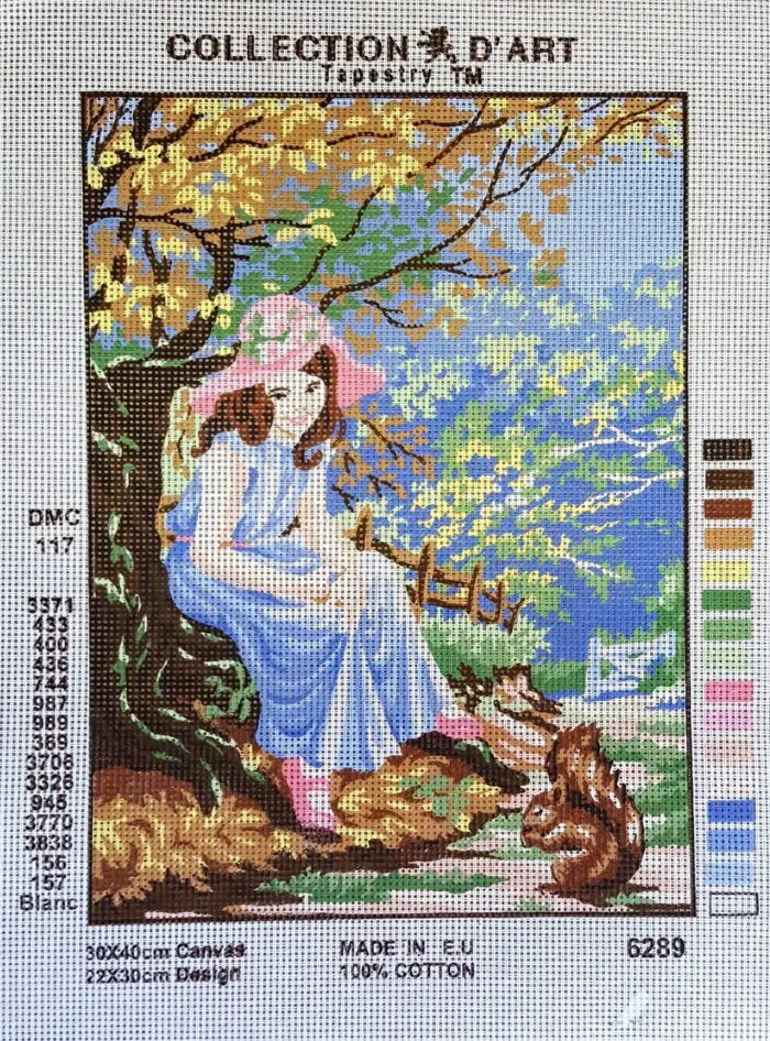 Kanwa z nadrukiem LEŚNI PRZYJACIELE (6289)