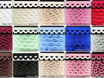 GUMA OZDOBNA Z FALBANKĄ - GUMOKORONKA