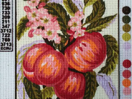 Kanwa z nadrukiem OWOCE (3160)