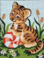 Kanwa z nadrukiem TYGRYSEK (3311)