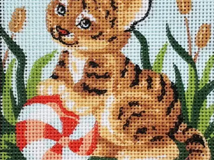 Kanwa z nadrukiem TYGRYSEK (3311)