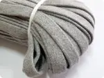 SZNUR PŁASKI BAWEŁNIANY 18mm SZARY opakowanie 25m