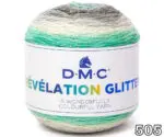 Włóczka DMC REVELATION GLITTER 150g/520m - akryl + wełna + nitka metalizowana