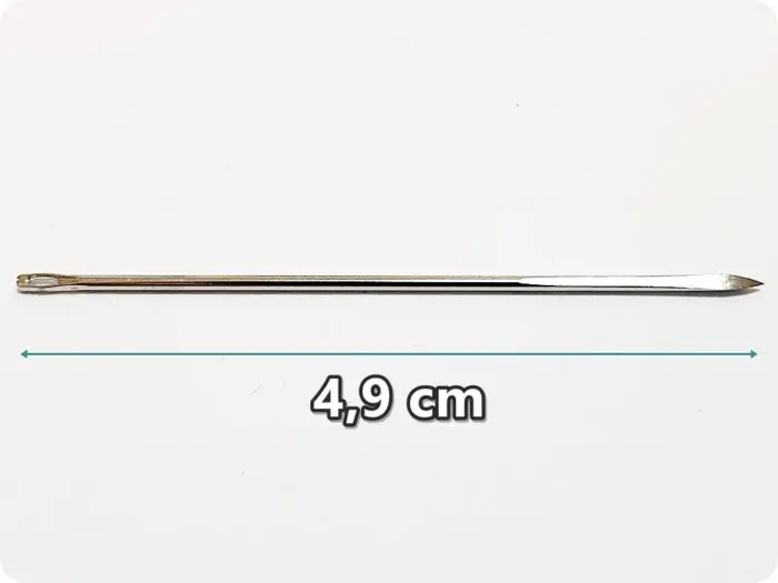 IGŁY DO SZYCIA SKÓRY - 1 sztuka - obrazek 2