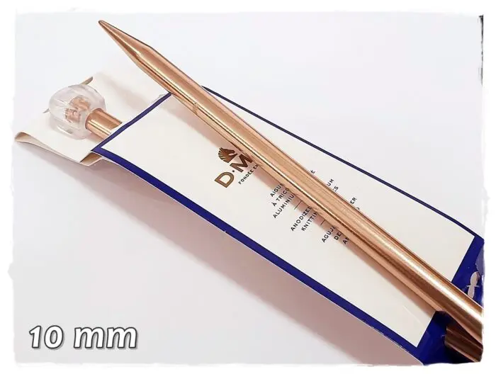 Druty proste DMC w kolorze RÓŻOWEGO ZŁOTA - od 2 do 15mm - obrazek 14