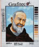 Kanwa z nadrukiem OJCIEC PIO (3102)