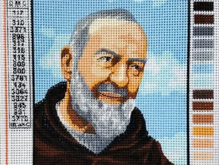 Kanwa z nadrukiem OJCIEC PIO (3102)