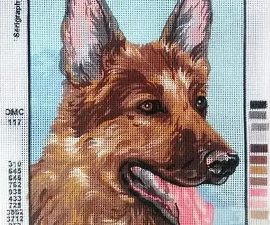 Kanwa z nadrukiem OWCZAREK (6280)