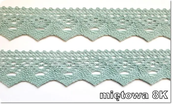 KORONKA POLIESTROWA 37 mm (D707) RÓŻNE KOLORY