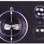 Kula bombka AKRYLOWA plastikowa 8cm