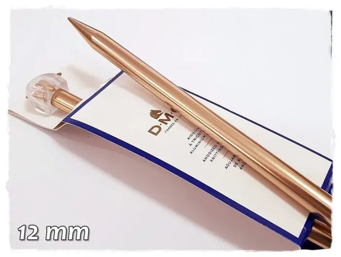 Druty proste DMC w kolorze RÓŻOWEGO ZŁOTA - od 2 do 15mm - obrazek 15