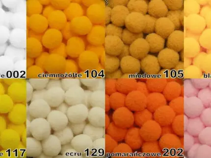 POMPONY 13 mm (P-05) 100 sztuk