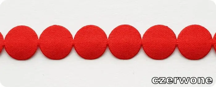 APLIKACJE ATŁASOWE KROPKI DUŻE 11 mm