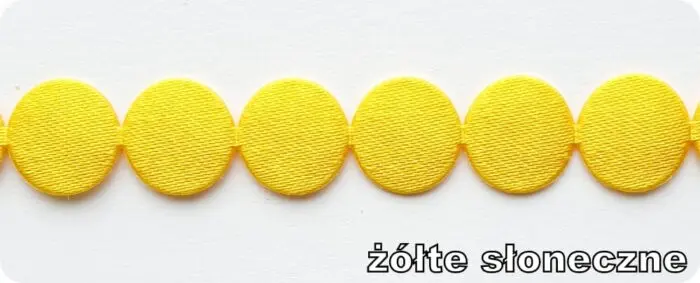 APLIKACJE ATŁASOWE KROPKI DUŻE 11 mm