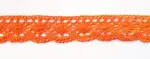 KORONKA BAWEŁNIANA 42 mm S07 POMARAŃCZOWA