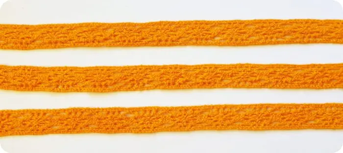 KORONKA BAWEŁNIANA 13 mm C054 POMARAŃCZOWA