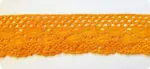 KORONKA BAWEŁNIANA 60 mm C214 POMARAŃCZOWA