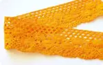 KORONKA BAWEŁNIANA 60 mm C214 POMARAŃCZOWA