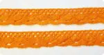 KORONKA BAWEŁNIANA 25 mm C136 POMARAŃCZOWA