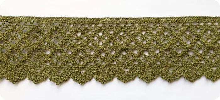 KORONKA BAWEŁNIANA 60 mm 7222K KHAKI