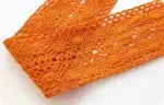 KORONKA BAWEŁNIANA 70 mm C218 MARCHEWKOWA