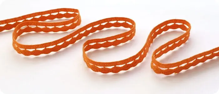 KORONKA BAWEŁNIANA 9 mm C015 MARCHEWKOWA