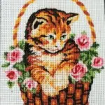 Kanwa z nadrukiem KOT (3138)