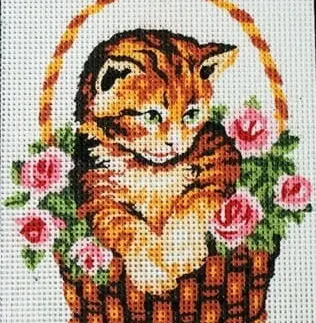 Kanwa z nadrukiem KOT (3138)