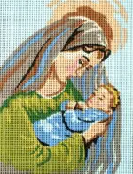 Kanwa z nadrukiem MATKA BOSKA (3219)