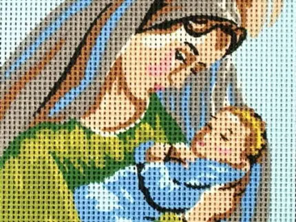 Kanwa z nadrukiem MATKA BOSKA (3219)