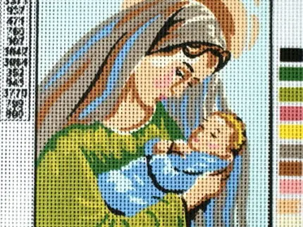 Kanwa z nadrukiem MATKA BOSKA (3219)