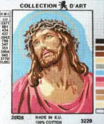 Kanwa z nadrukiem RELIGIA JEZUS (3220)