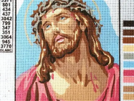 Kanwa z nadrukiem RELIGIA JEZUS (3220)