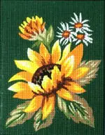 Kanwa z nadrukiem SŁONECZNIKI (3280)