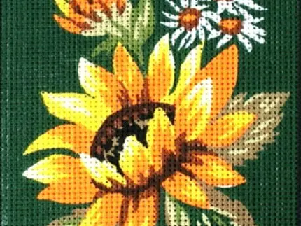 Kanwa z nadrukiem SŁONECZNIKI (3280)