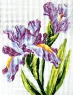 Kanwa z nadrukiem KWIATY (3286)