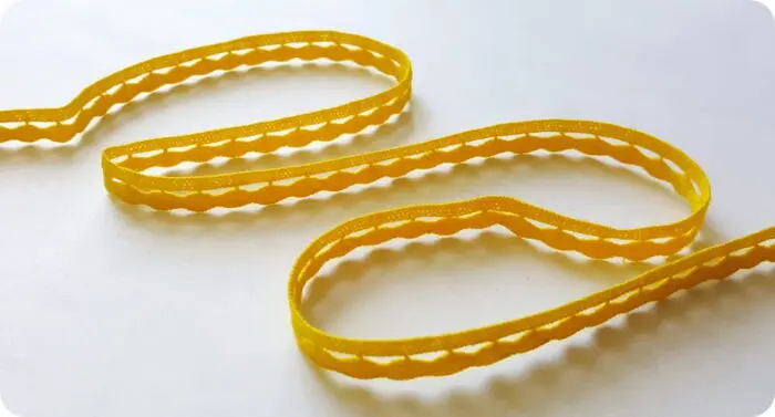 KORONKA BAWEŁNIANA 9 mm C015 ŻÓŁTA