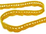KORONKA BAWEŁNIANA 13 mm C062 ŻÓŁTA