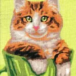 Kanwa z nadrukiem KOT (3272)