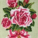 Kanwa z nadrukiem RÓŻE (3288)