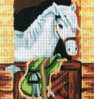 Kanwa z nadrukiem KOŃ (3165)