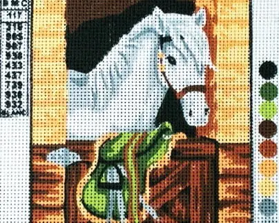 Kanwa z nadrukiem KOŃ (3165)